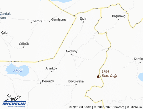 Mappa MICHELIN Akçaköy - ViaMichelin