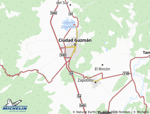 MICHELIN Bugambilias map - ViaMichelin