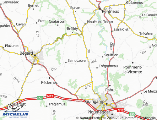 MICHELIN Kermoroc'h map - ViaMichelin