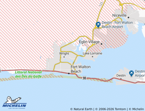 Mappa MICHELIN Ocean City - ViaMichelin