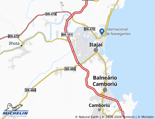 Mapa MICHELIN Cidade Nova - ViaMichelin