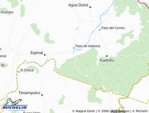 MICHELIN Puxtla map - ViaMichelin