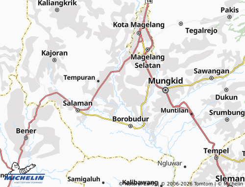 MICHELIN Kalinegoro map - ViaMichelin