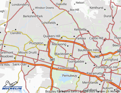 MICHELIN Woodcroft map - ViaMichelin
