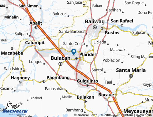MICHELIN Plaridel map - ViaMichelin