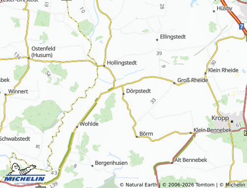 MICHELIN Dörpstedt map - ViaMichelin