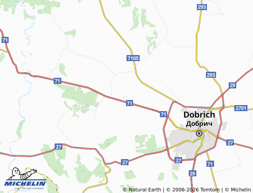Kaart MICHELIN Malka Smolnitsa - ViaMichelin