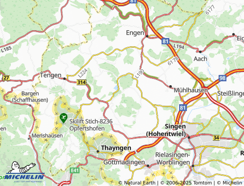 MICHELIN Seeweiler map - ViaMichelin
