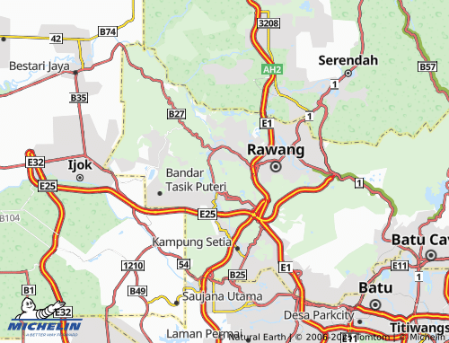 MICHELIN Taman Desa Kundang map - ViaMichelin