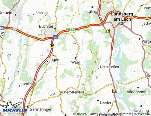 MICHELIN Waal map - ViaMichelin