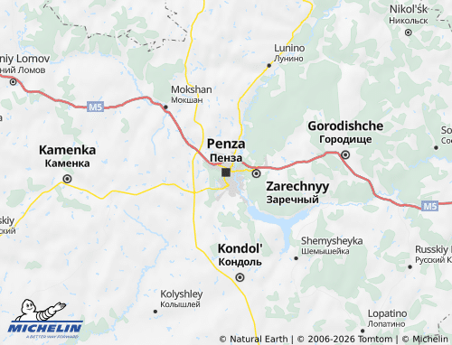 MICHELIN-Landkarte Pensa - ViaMichelin