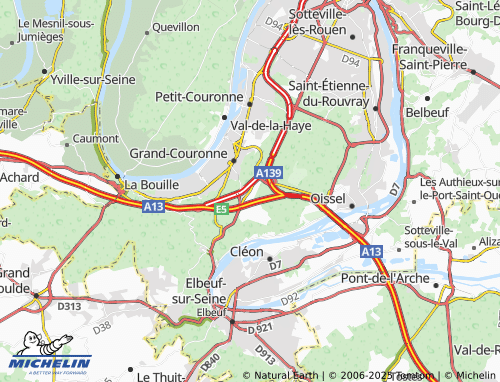 MICHELIN Les Essarts map - ViaMichelin