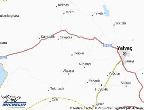 Mappa MICHELIN Eyüpler - ViaMichelin