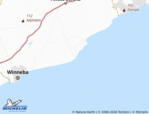 Mapa MICHELIN Senya Beraku - ViaMichelin