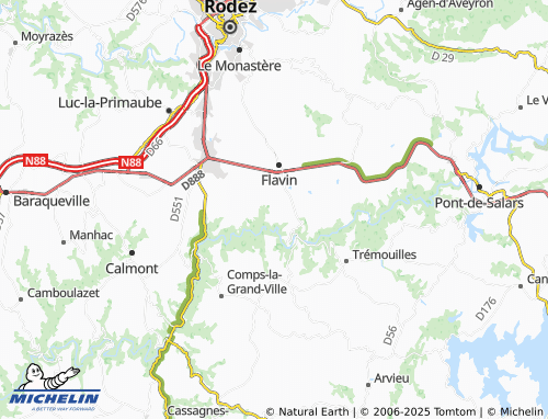 MICHELIN Cayrou map - ViaMichelin