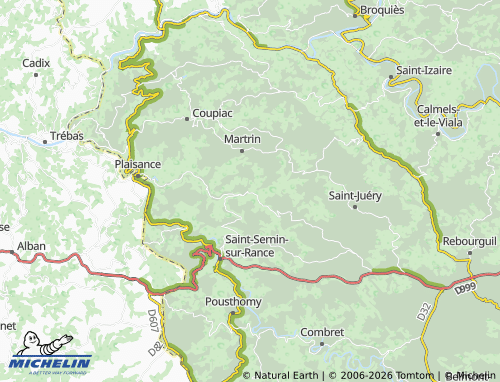 Mapa MICHELIN Le Cayla - ViaMichelin