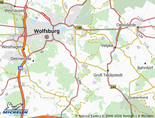 MICHELIN Hehlingen map - ViaMichelin