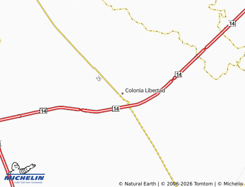 Mappa MICHELIN Colonia Libertad - ViaMichelin