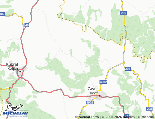 MICHELIN-Landkarte Sushevo - ViaMichelin