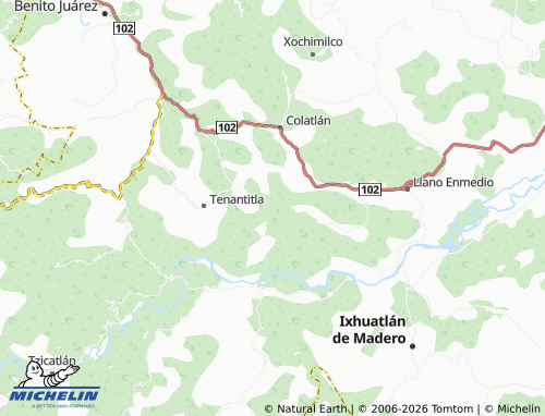 Mapa MICHELIN Amecatipa - ViaMichelin