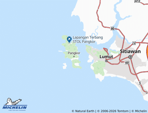 MICHELIN Pangkor map - ViaMichelin