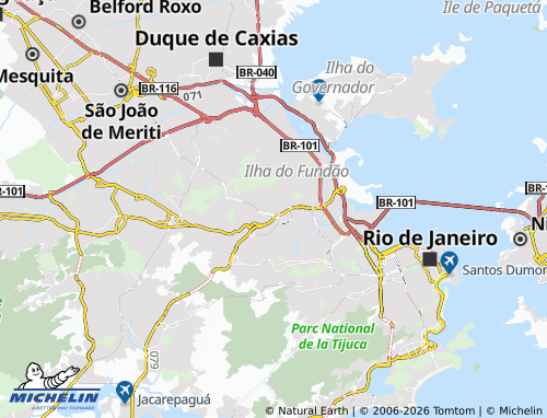 Mapa MICHELIN Inhaúma - ViaMichelin