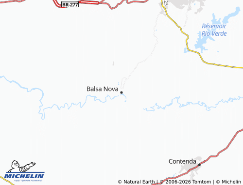 MICHELIN Balsa Nova map - ViaMichelin