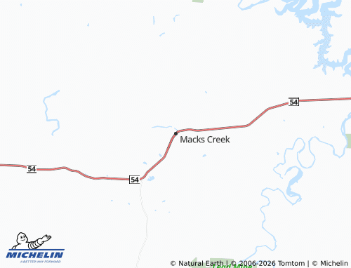 Mapa MICHELIN Macks Creek - ViaMichelin