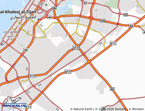 MICHELIN Wadi Al Safa 2 map - ViaMichelin