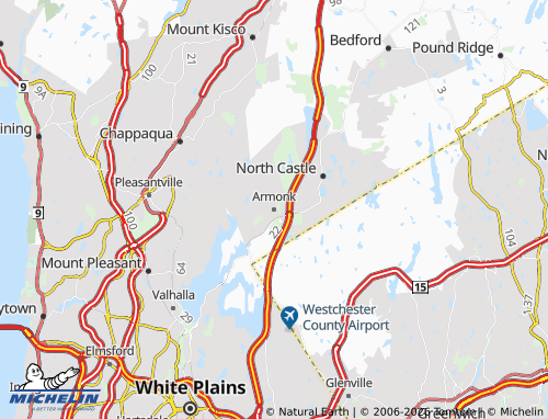 Mapa MICHELIN Armonk - ViaMichelin