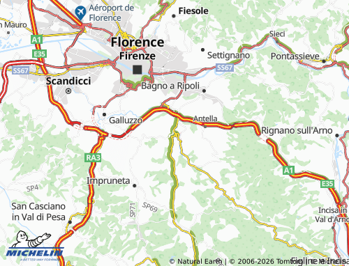 MICHELIN Grassina map - ViaMichelin