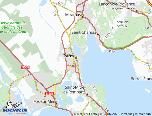 Carte MICHELIN Istres - ViaMichelin