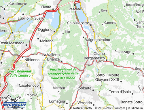 MICHELIN Cagliano map - ViaMichelin