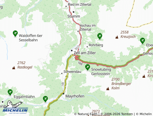 MICHELIN Unterberg map - ViaMichelin