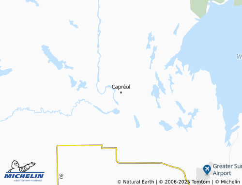 MICHELIN Capréol map - ViaMichelin