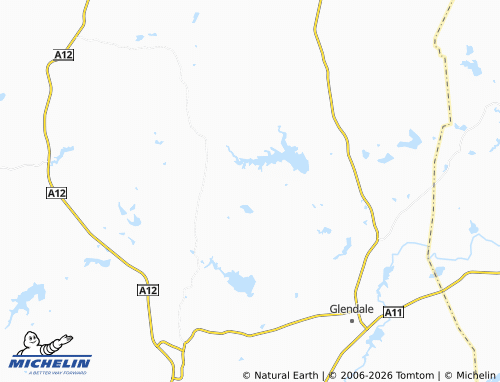 MICHELIN Glendale Estates map - ViaMichelin