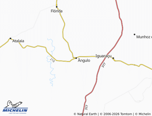 Carte MICHELIN Ângulo - ViaMichelin