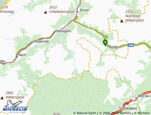 Mapa MICHELIN Gramais - ViaMichelin