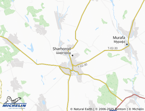 MICHELIN-Landkarte Sharhorod - ViaMichelin