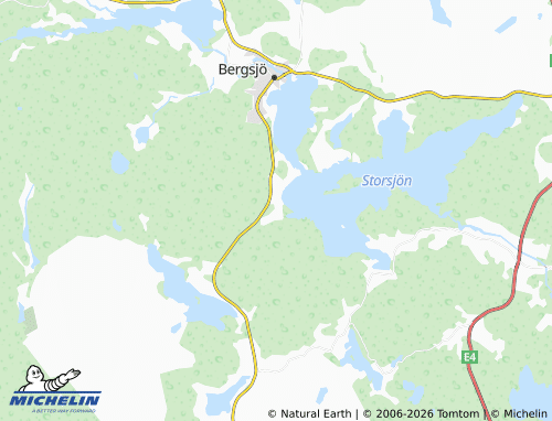 MICHELIN-Landkarte Högen - ViaMichelin