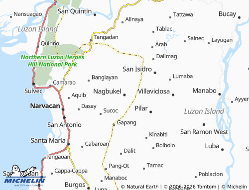 MICHELIN Nagbukel map - ViaMichelin