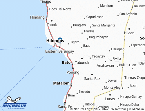 Mapa MICHELIN Tabunok - ViaMichelin