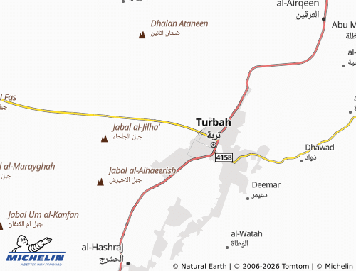 MICHELIN-Landkarte al-Nahdah - ViaMichelin