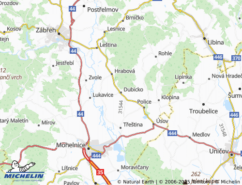 MICHELIN Dubicko map - ViaMichelin