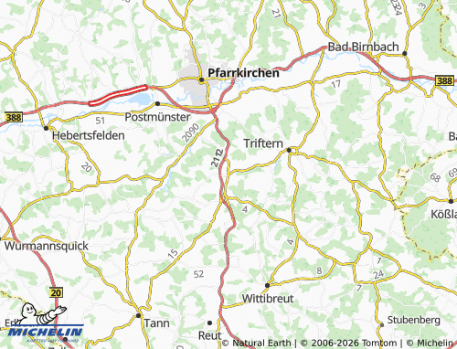 MICHELIN Neukirchen map - ViaMichelin