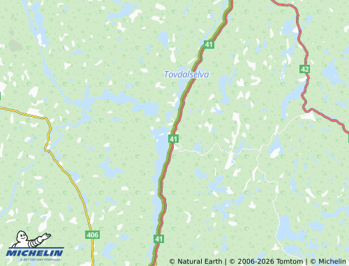 Carte MICHELIN Herefoss - ViaMichelin
