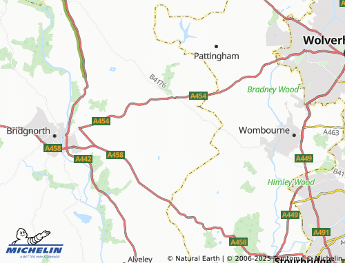 MICHELIN Claverley map - ViaMichelin