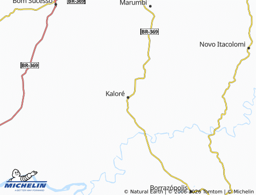 Mapa MICHELIN Kaloré - ViaMichelin