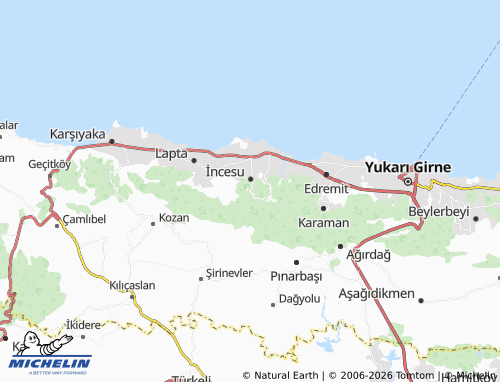 MICHELIN-Landkarte Malatya - ViaMichelin