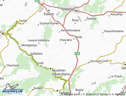 Mappa MICHELIN Athose - ViaMichelin